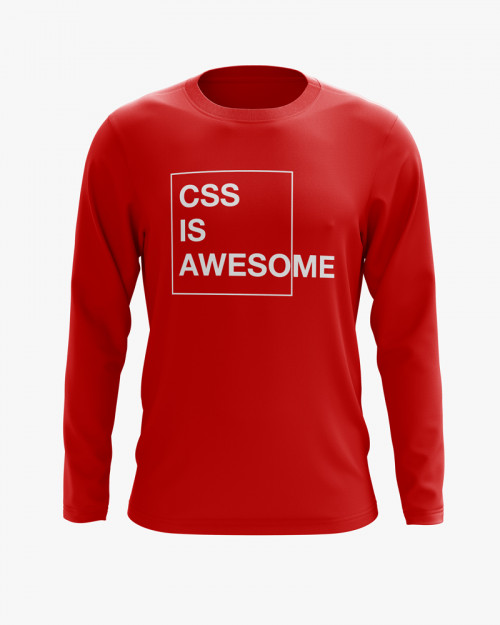 Світшот чоловічий з написом CSS is awesome Світшот чоловічий з написом CSS is awesome