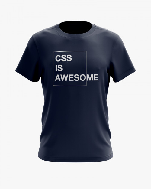 Футболка чоловіча з написом CSS is awesome Футболка чоловіча з написом CSS is awesome