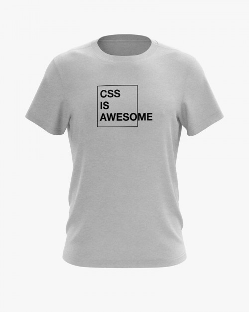 Футболка чоловіча з написом CSS is awesome Футболка чоловіча з написом CSS is awesome
