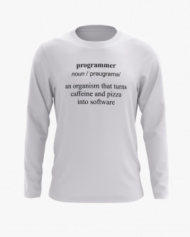 Світшот чоловічий з написом Programmer