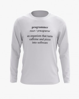 Світшот чоловічий з написом Programmer