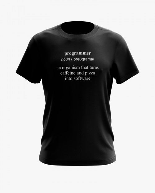 Футболка чоловіча з написом Programmer Футболка чоловіча з написом Programmer