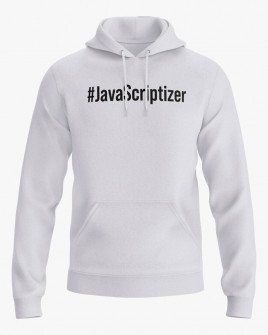Худі чоловічий з написом JavaScriptizer