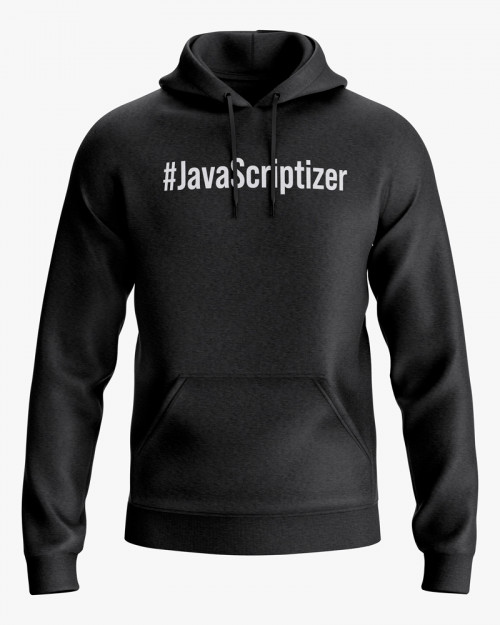 Худі чоловічий з написом JavaScriptizer Худі чоловічий з написом JavaScriptizer