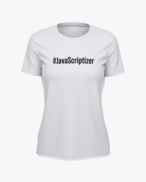 Футболка жіноча з написом JavaScriptizer Футболка жіноча з написом JavaScriptizer