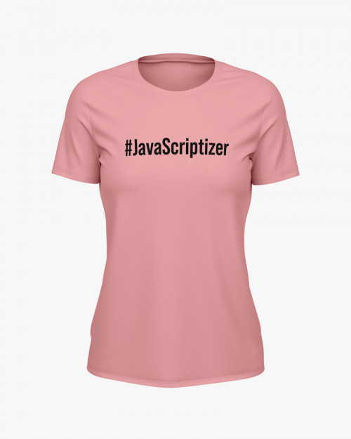 Футболка жіноча з написом JavaScriptizer Футболка жіноча з написом JavaScriptizer