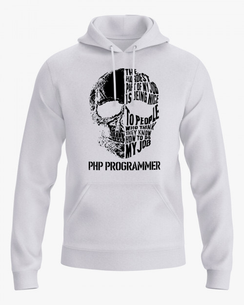 Худі чоловічий з написом Php Programmer Худі чоловічий з написом Php Programmer
