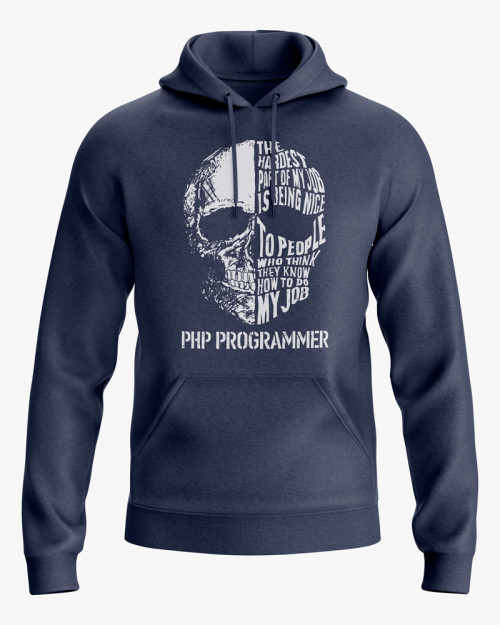 Худі чоловічий з написом Php Programmer Худі чоловічий з написом Php Programmer