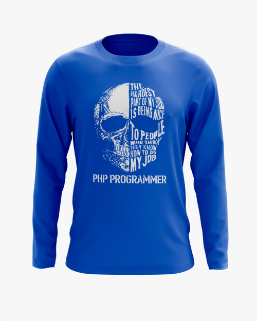Світшот чоловічий з написом Php Programmer Світшот чоловічий з написом Php Programmer