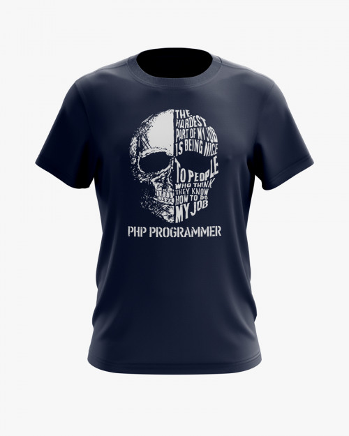 Футболка чоловіча з написом Php Programmer Футболка чоловіча з написом Php Programmer