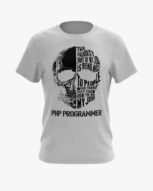 Футболка чоловіча з написом Php Programmer Футболка чоловіча з написом Php Programmer