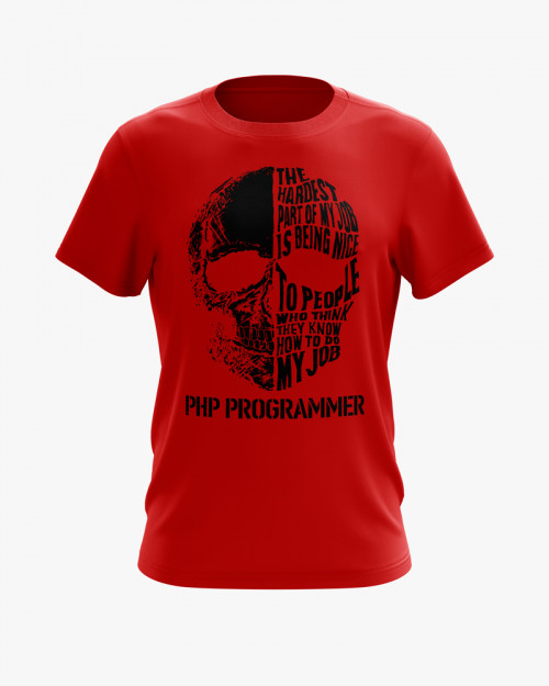 Футболка чоловіча з написом Php Programmer Футболка чоловіча з написом Php Programmer