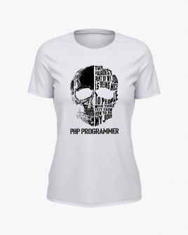 Футболка жіноча з написом Php Programmer