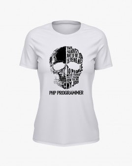 Футболка жіноча з написом Php Programmer