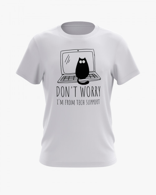 Футболка чоловіча з надписом I'm from tech support Футболка чоловіча з надписом I'm from tech support