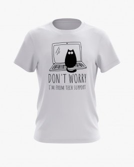 Футболка чоловіча з надписом I'm from tech support