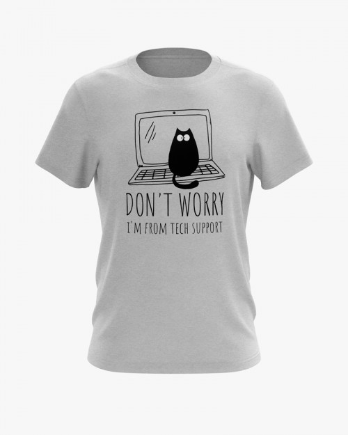 Футболка чоловіча з надписом I'm from tech support Футболка чоловіча з надписом I'm from tech support