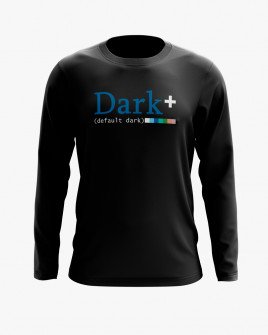 Світшот чоловічий з надписом Dark+