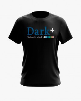 Футболка чоловіча з надписом Dark+