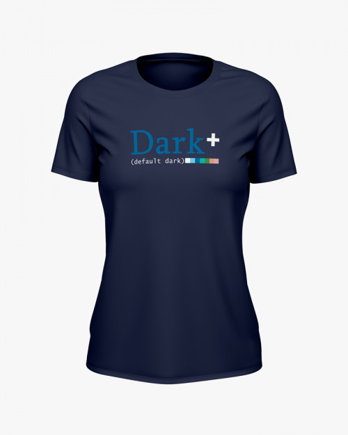 Футболка жіноча з надписом Dark+ Футболка жіноча з надписом Dark+