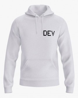 Худі чоловічий з надписом DEV