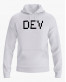Худі жіночий з надписом DEV Худі жіночий з надписом DEV
