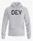 Худі жіночий з надписом DEV Худі жіночий з надписом DEV
