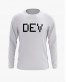 Світшот чоловічий з надписом DEV Світшот чоловічий з надписом DEV