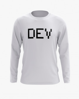 Світшот жіночий з надписом DEV