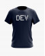 Футболка чоловіча з надписом DEV Футболка чоловіча з надписом DEV
