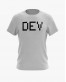 Футболка чоловіча з надписом DEV Футболка чоловіча з надписом DEV