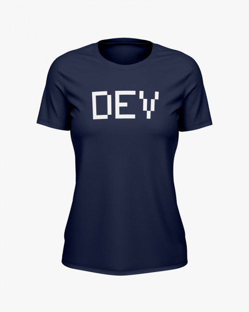 Футболка жіноча з надписом DEV Футболка жіноча з надписом DEV