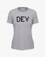 Футболка жіноча з надписом DEV Футболка жіноча з надписом DEV