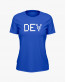 Футболка жіноча з надписом DEV Футболка жіноча з надписом DEV