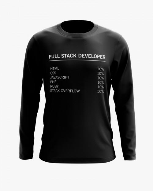 Світшот жіночий з надписом Full stack developer Світшот жіночий з надписом Full stack developer