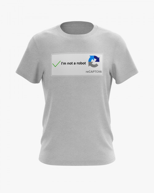 Футболка чоловіча з надписом I'm not a robot Футболка чоловіча з надписом I'm not a robot