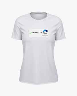 Футболка жіноча з надписом I'm not a robot