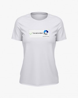 Футболка жіноча з надписом I'm not a robot