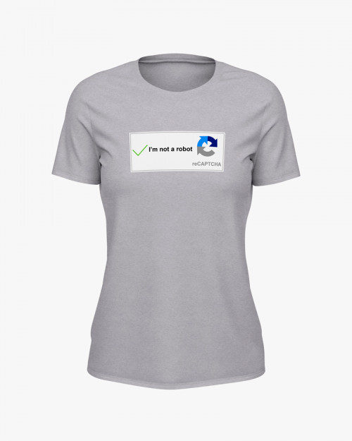Футболка жіноча з надписом I'm not a robot Футболка жіноча з надписом I'm not a robot