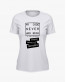 Футболка жіноча з надписом My code never has bugs Футболка жіноча з надписом My code never has bugs