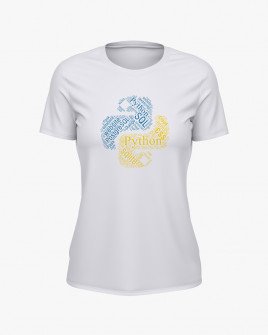 Футболка жіноча з надписом Python
