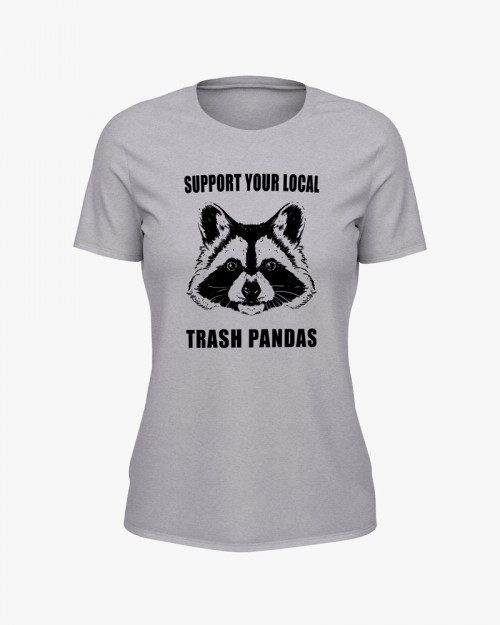 Футболка жіноча з принтом Trash Panda Футболка жіноча з принтом Trash Panda