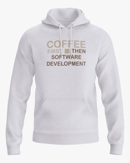 Худі жіночий з надписом Coffee first