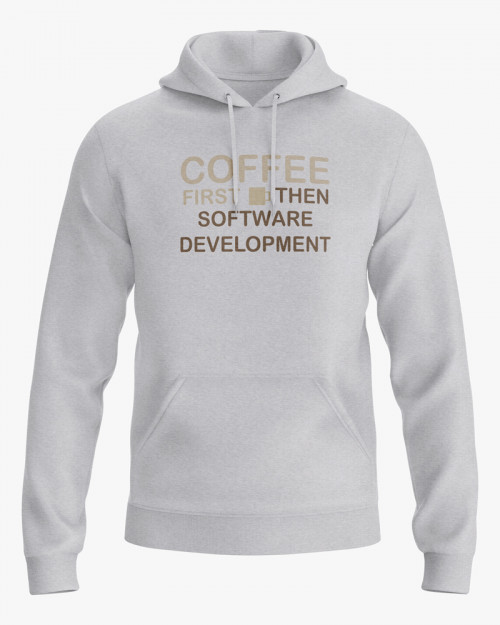 Худі жіночий з надписом Coffee first Худі жіночий з надписом Coffee first