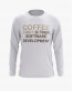 Світшот чоловічий з надписом Coffee first Світшот чоловічий з надписом Coffee first
