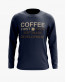 Світшот чоловічий з надписом Coffee first Світшот чоловічий з надписом Coffee first