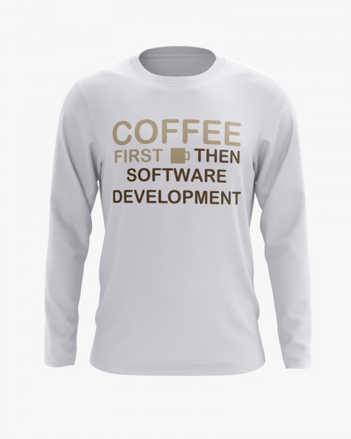 Світшот жіночий з надписом Coffee first Світшот жіночий з надписом Coffee first