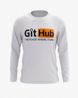 Світшот чоловічий з надписом Git Hub