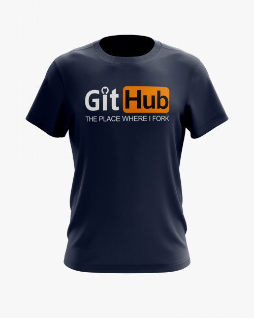 Футболка чоловіча з надписом Git Hub Футболка чоловіча з надписом Git Hub