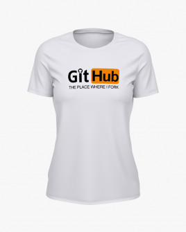 Футболка жіноча з надписом Git Hub
